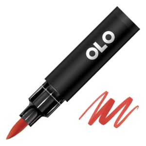 OLO Premium Alcohol Half Marker Brush OR2.6 Red Ochre