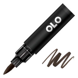 OLO Premium Alcohol Half Marker Brush OR4.8 Cacao Bean