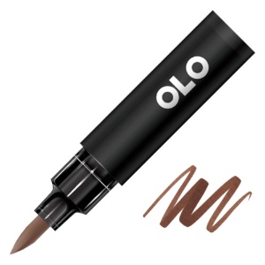 OLO Premium Alcohol Half Marker Brush OR7.6 Light Walnut