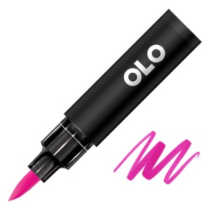 OLO Premium Alcohol Half Marker Brush RV0.4 Hot Pink