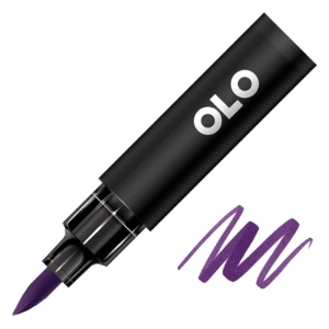 OLO Premium Alcohol Half Marker Brush V2.7 Eggplant