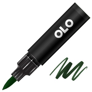 OLO Premium Alcohol Half Marker Brush YG1.7 Dark Forest