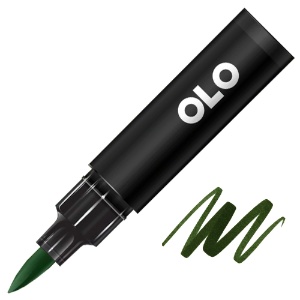 OLO Premium Alcohol Half Marker Brush YG2.7 Olive