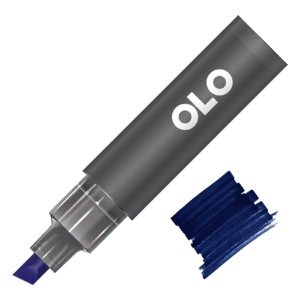 OLO Premium Alcohol Half Marker Chisel B0.7 Ultramarine