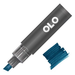 OLO Premium Alcohol Half Marker Chisel BG0.7 Blue Iguana