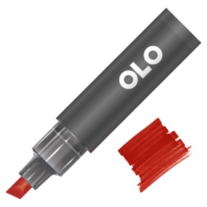 OLO Premium Alcohol Half Marker Chisel OR2.6 Red Ochre