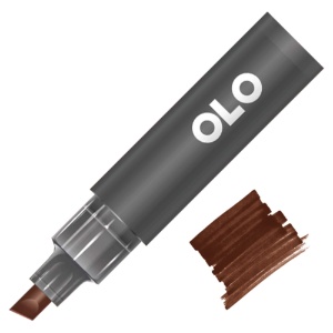 OLO Premium Alcohol Half Marker Chisel OR4.7 Chocolate