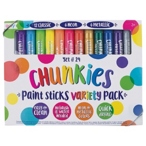 OOLY Chunkies Paint Stick Variety Pack 24 Set
