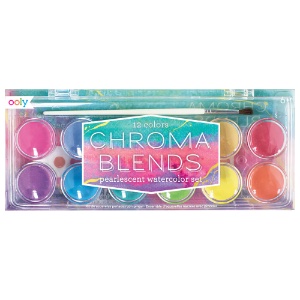 OOLY Chroma Blends Watercolor 12 Set Pearlescent