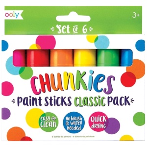 OOLY Chunkies Paint Sticks 6 Set Classic