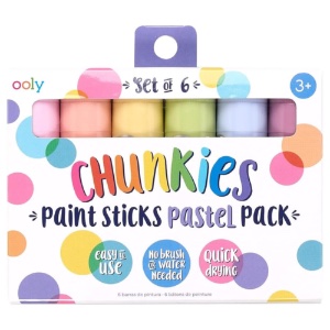 OOLY Chunkies Paint Sticks 6 Set Pastel