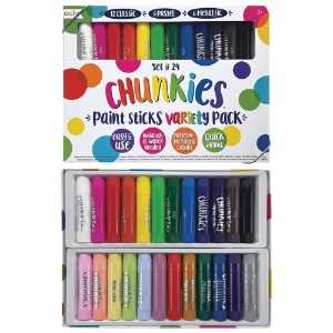 OOLY Chunkies Paint Stick Variety Pack 24 Set