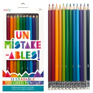 OOLY Unmistakeables Erasable Colored Pencil 12 Set