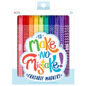 OOLY Make No Mistake! Erasable Marker 12 Set