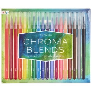 OOLY Chroma Blends Watercolor Brush Marker 18 Set