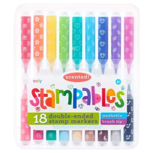 OOLY Stampables Double-Ended Stamp Markers 18 Set