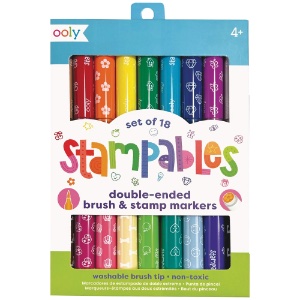 OOLY Stampables Double-Ended Stamp Markers 18 Set