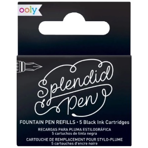 OOLY Splendid Fountain Pen Refill 5 Set Black