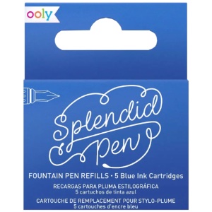 OOLY Splendid Fountain Pen Refill 5 Set Blue
