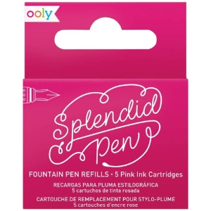 OOLY Splendid Fountain Pen Refill 5 Set Pink