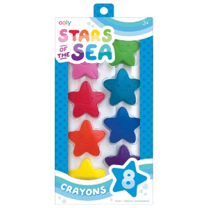 OOLY Stars of the Sea Starfish Crayon 8 Set