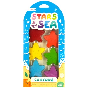 OOLY Stars of the Sea Starfish Crayon 6 Set