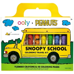Ooly x Peanut Snoopy School Coloring Travel Kit