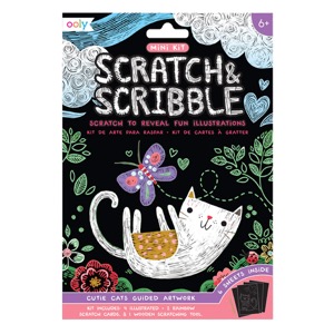 OOLY Scratch & Scribble Mini Kit Cutie Cats