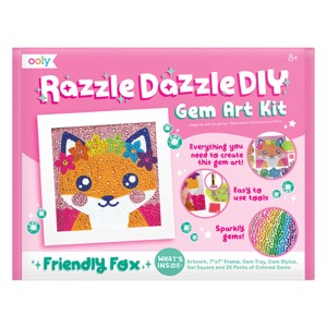 OOLY Razzle Dazzle DIY Gem Kit Friendly Fox