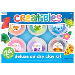 OOLY Creatibles DIY Air Dry Clay Kit 24 Set