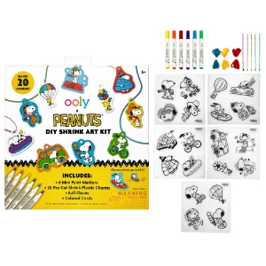 Ooly x Peanuts DIY Shrink Art Kit