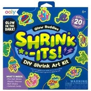 Ooly Shrink-Its! DIY Shrink Art Kit Glow Buddies