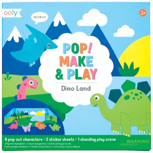 OOLY Pop! Make & Play Dino Land