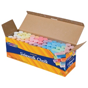 Creativity Street Washable Sidewalk Chalk 52 Pack Assorted
