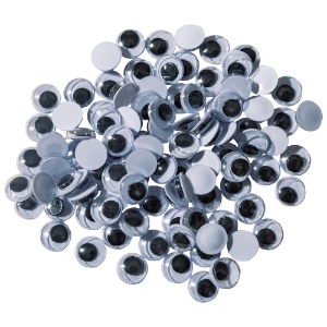 Creativity Street Wiggle Eyes 7mm 100 Pack Black