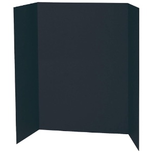 Pacon Presentation Board Single Wall 48"x36" Black