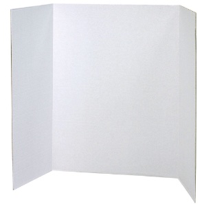 Pacon Presentation Board Single Wall 40"x28" White