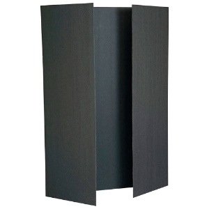 Pacon Presentation Foam Board 48"x36" Black