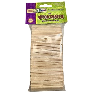 Creativity Street Mini Craft Sticks 500 Pack 2.6"