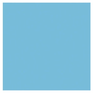 Pacon Railboard Poster Board 4-Ply 22"x28" Light Blue