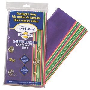 Pacon Spectra Deluxe Bleeding Art Tissue 20"x30" 20 Sheets Bright
