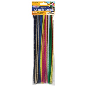 Creativity Street Regular Chenille Stems 12" 100 Pack Assorted