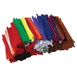 Creativity Street Jumbo Chenille Stem Classroom 6" x 1000 Pack Assorted