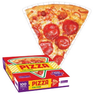 Parragon Fun Food Shaped Puzzle 100 Piece Pizza