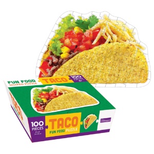 Parragon Fun Food Shaped Puzzle 100 Piece Taco