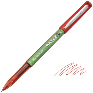 Pilot BeGreen Precise V5 Premium Rollerball Pen 0.5mm Red
