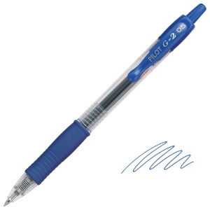 Pilot G2-05 Retractable Gel Rollerball Pen 0.5mm Blue