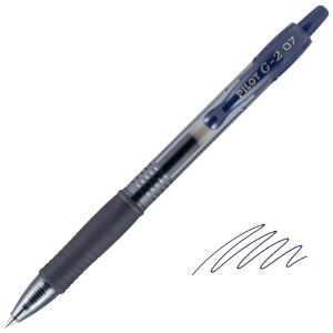 Pilot G2-07 Retractable Gel Rollerball Pen 0.7mm Navy