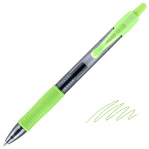 Pilot G2-07 Retractable Gel Rollerball Pen 0.7mm Lime