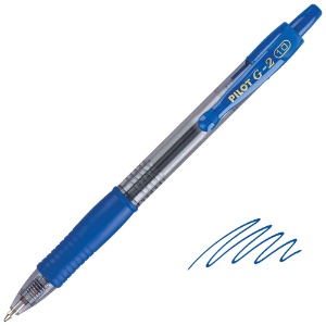 Pilot G2-10 Retractable Gel Rollerball Pen 1.0mm Blue